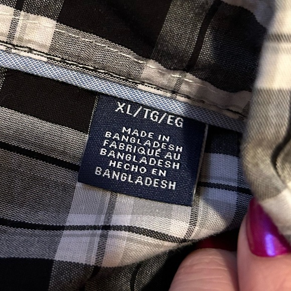 Black & White Plaid Shirt - Picture 11 of 11